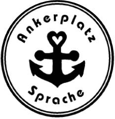 Stilisierter Anker als Symbol für den Ankerplatz Sprache